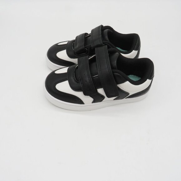 Dr Scholls Black & White Kids Sneakers Faux Leather Upper Size 10 NEW - Picture 4 of 8